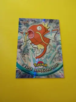Topps Chrome 2000 Pokemon #129 Magikarp Holo Near Mint TV Animation Edition.. - Image 1