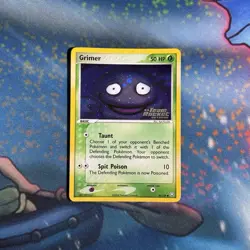 Grimer Reverse Holo 56/109 Team Rocket Returns Pokemon 2004 Stamped LP - Image 1