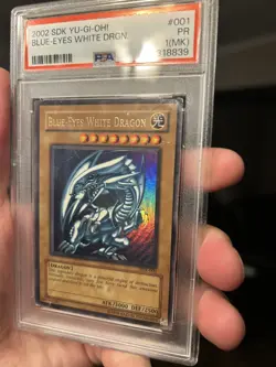 Blue-Eyes White Dragon SDK-001 Starter Deck: Kaiba Unlimited PSA 1 (MK) - Image 2