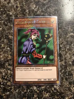 Yugioh Magician of Faith - RA03-EN090 - Platinum Secret Rare - NM - Image 1