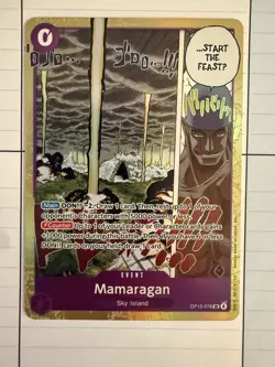 Mamaragan OP15-078 Super Rare Adventure on Kami's Island One Piece Foil LP - Image 1