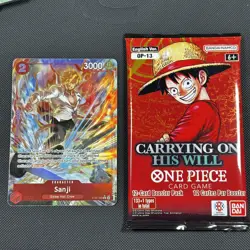 One Piece - Starter Deck EX: Gear 5 - ST21-003 - Sanji -Alt Art + FREE OP13 Pack - Image 1