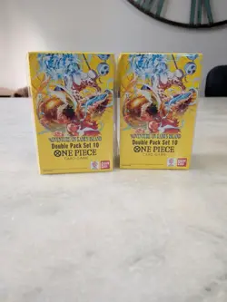 ONE PIECE CARD GAME OP-15 2x DOUBLE PACK SET 10 ENGLISH DP-10 USA - Image 2