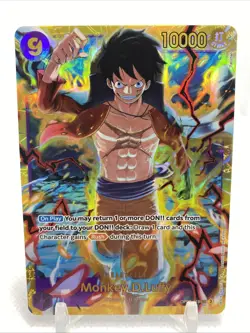 • Monkey.D.Luffy • OP09-119 SEC Emperors In The New World One Piece TCG - Image 1