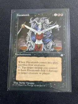 MtG X1 Hecatomb Ice Age Magic The Gathering (Enchantment) - Image 1