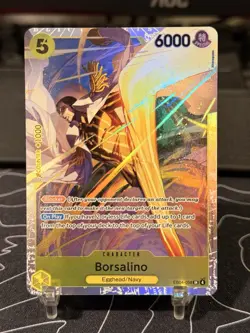 One Piece TCG Adventure on Kami's Island Borsalino Super Rare #EB04-058 SR - Image 1