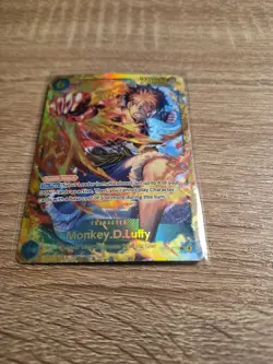Namco One Piece Monkey.D.Luffy OP13-118 Secret Rare Foil 7000 Power Double Atta… - Image 3