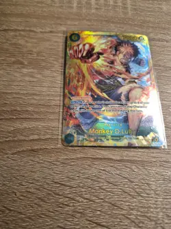 Namco One Piece Monkey.D.Luffy OP13-118 Secret Rare Foil 7000 Power Double Atta… - Image 4