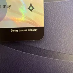 2023 Disney Lorcana - Genie On the Job Enchanted 209/204 - FIRST PRINT ERROR - Image 3