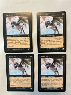MTG Magic the Gathering Card LP - Putrid Imp X4 - Image 1