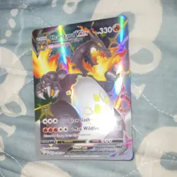 Charizard Pokemon TCG Full Art Holo VMAX Ultra Rare Card SV107/SV122 330 HP - Image 1