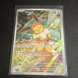 Pokemon Eevee Promo Holo 173 Sv Scarlet Violet 50HP Reckless Charge TCG Card - Image 1