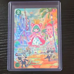 Bandai One Piece Card Game Sugar OP04-024 Alternative Art Foil Character - Image 1