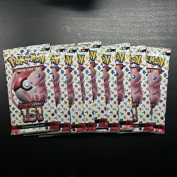 LOT 9 OPENED Packs Pokemon TCG SV 151 Bulk - Reverse/Holo/Code Cards - Image 1