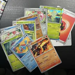 LOT 9 OPENED Packs Pokemon TCG SV 151 Bulk - Reverse/Holo/Code Cards - Image 5