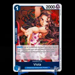 Viola Adventure on Kami's Island OP15-040 NM OP Card Foil NM - Image 1