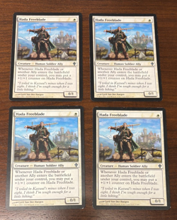 MTG Worldwake - 4x Hada Freeblade - MP - Image 1