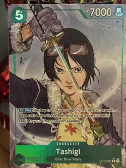 One Piece Tashigi Alternate Rare Card OP12-031 Mint condition English. - Image 2