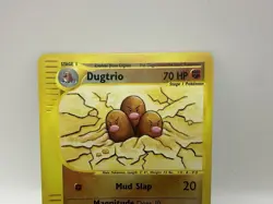 Pokemon TCG Dugtrio Expedition Base Set Reverse Holo Rare Card 10/165 - Image 3