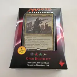 Magic: The Gathering Open Hostility Commander Deck 100 Cards Legendary Foils - Image 1