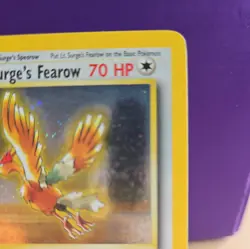 Lt. Surge's Fearow 7/132 Gym Heroes Holo Vintage Pokemon Card - Image 3