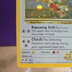 Lt. Surge's Fearow 7/132 Gym Heroes Holo Vintage Pokemon Card - Image 5
