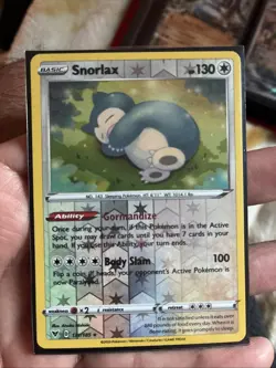 Pokemon TCG Snorlax 131/185 Swsh04 Vivid Voltage Reverse Holo Card - Image 1
