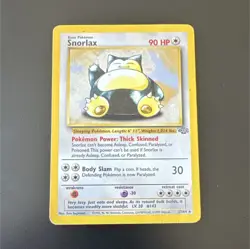 Pokemon Snorlax 27/64 Jungle Rare Basic Regular 90HP Card - Image 1