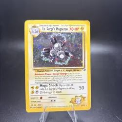Lt. Surge's Magneton - 8/132 - Pokemon Gym Heroes Holo Rare Card HP - Image 1