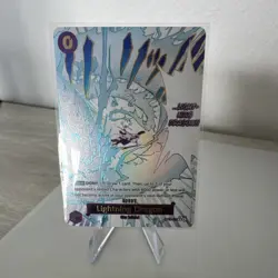 Lightning Dragon OP01-080 Holo Standard Size Card One Piece Card Game Card Stock - Image 1