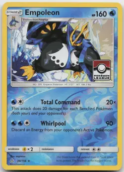 Empoleon - 34/156 (Pokemon League) Promo League & Championship Cards 034/156 LP - Image 1