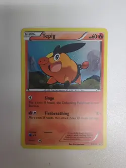 Tepig - BW07 BW07 Pokemon Promo Black and White Promos Card NM - Image 1