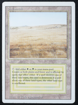 Savannah Magic Card Dual Land Revised MTG Reserved List - Image 1
