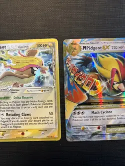 Pokemon TCG: Pidgeot 2 Card Lot- Mega Pidgeot (XY Evolutions) Delta Species - Image 1