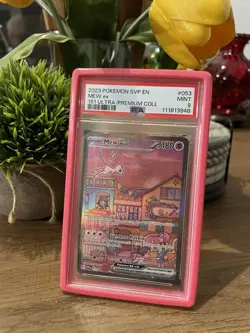 Beautiful Collectors’ Mew EX #53 PSA 9 Mint + 3 FREE mystery cards! - Image 1