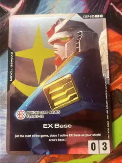 EX Base EXBP-005 Gundam TCG Bandai Card Games Fest 25-26 Stamped Exclusive Promo - Image 1