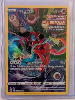 Pokemon Deoxys GG12/GG70 Ultra Rare Holo Card Crown Zenith Galarian Gallery - Image 1