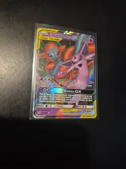 Espeon & Deoxys GX Holo Ultra Rare Card 72/236 Sm-Unified Minds - Image 2