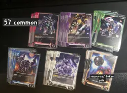 Gundam Card Game English Card Lot | 100+ Cards - Image 1