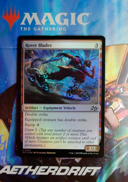 MTG DFT: Rover Blades (Artifact Equipment Vehicle) Uncommon Foil Aetherdrift 241 - Image 1