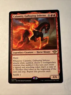 ⚡x1 Calamity, Galloping Inferno OTJ MTG 116 RARE M/NM 1x⚡ - Image 1