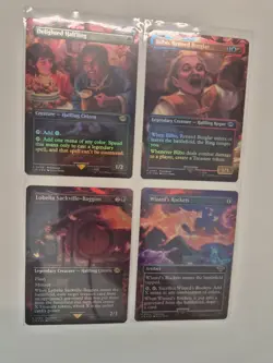 MTG - BILBO'S BIRTHDAY PARTY - FOIL - NEAR COMPLETE SCENE - LORD OF THE RINGS - Image 1