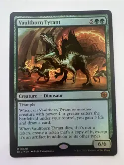 Magic The Gathering Vaultborn Tyrant Foil Outlaws of Thunder Junction: Big Score - Image 1