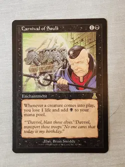NM Carnival of Souls Urza's Destiny Mtg Magic the Gathering - Image 1