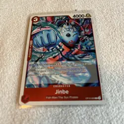 One Piece CCG Jinbe Legacy Of The Master R Foil Card OP12-009 NM/M QckShipping - Image 1