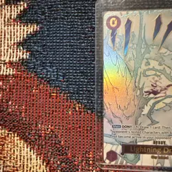 One Piece TCG OP15-EB04 Lightning Dragon Alternate Art English Mint Condition - Image 4