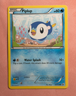 Piplup~ Cute Blue Pokemon Cards | Water & Pastel Aesthetic Gallery - Image 1