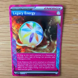 LEGACY ENERGY 167/167 POKEMON CARD (TWILIGHT MASQUERADE SET) ACE SPEC HOLO - Image 1