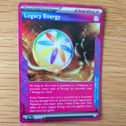 LEGACY ENERGY 167/167 POKEMON CARD (TWILIGHT MASQUERADE SET) ACE SPEC HOLO - Image 3