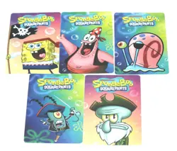 Round 1 Arcade SpongeBob Square Pants Rare Gary Coin Pusher Game 5 Cards C46 - Image 1